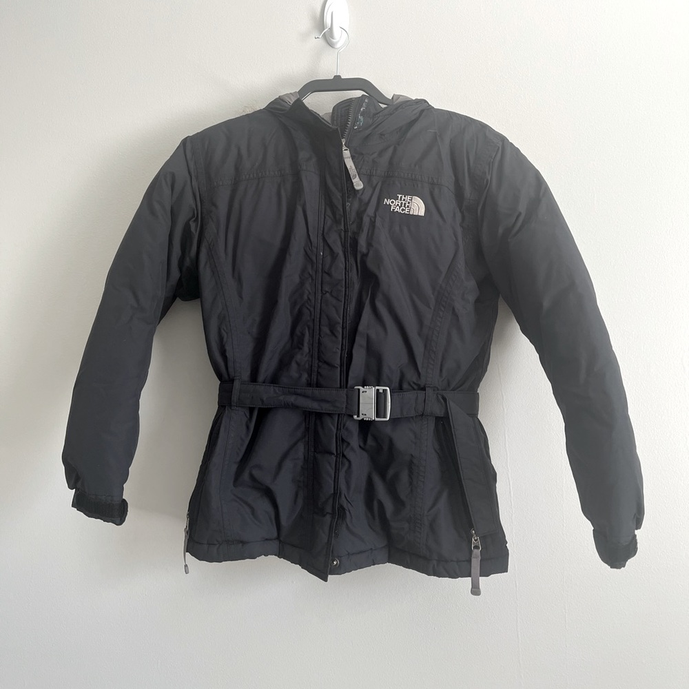 North face snorkel girls L black